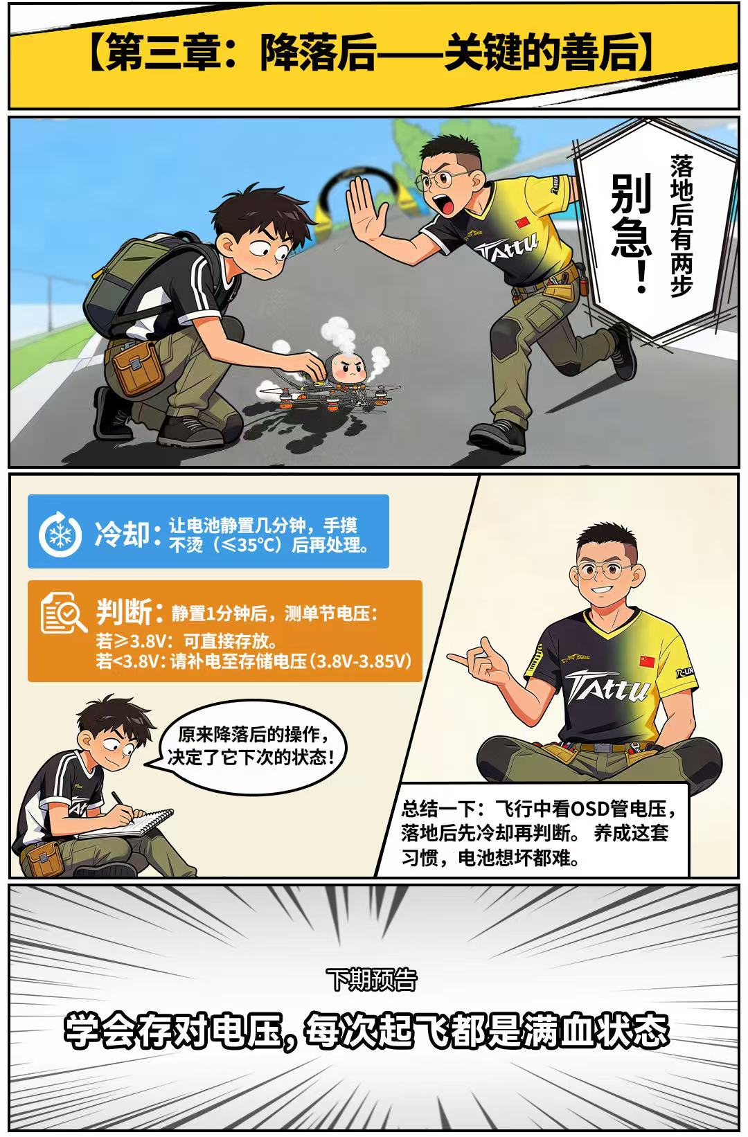 降落后 關鍵的善后 降落后 關鍵的善后